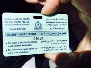 tourist entry permit